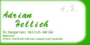 adrian hellich business card